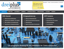 Tablet Screenshot of dreiplus-beratung.de